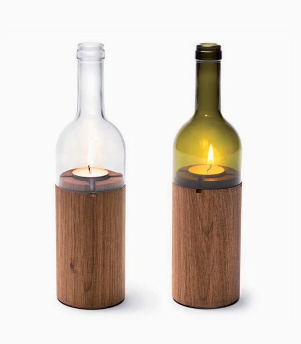 Wine bottle lantern - Image 2